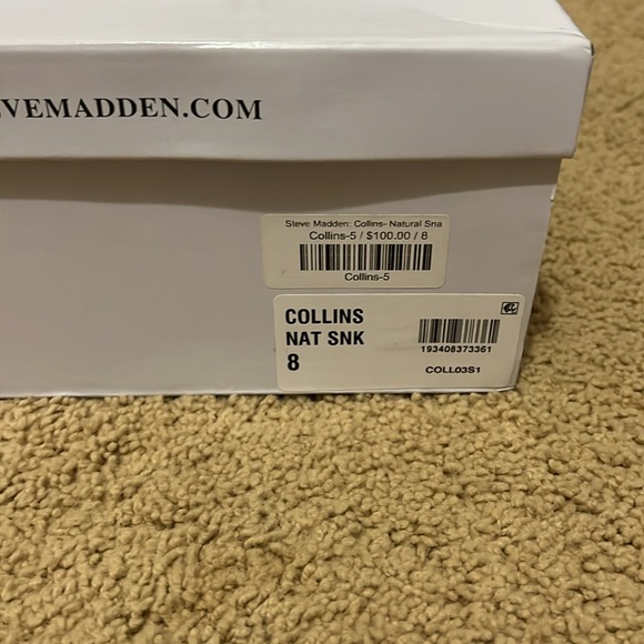 Snakeskin Steve Madden Heels size 8 - Picture 4 of 4